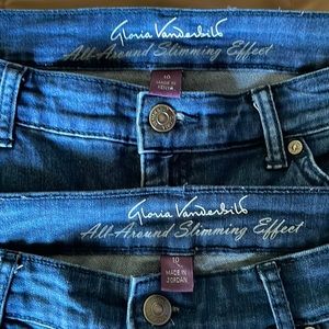 🔥2/$10! Gloria Vanderbilt Rail Straight Jeans